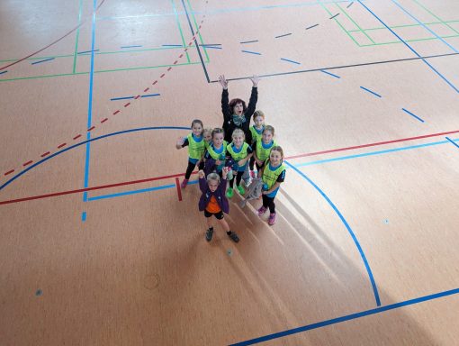 Korbball Jugend in der Halle